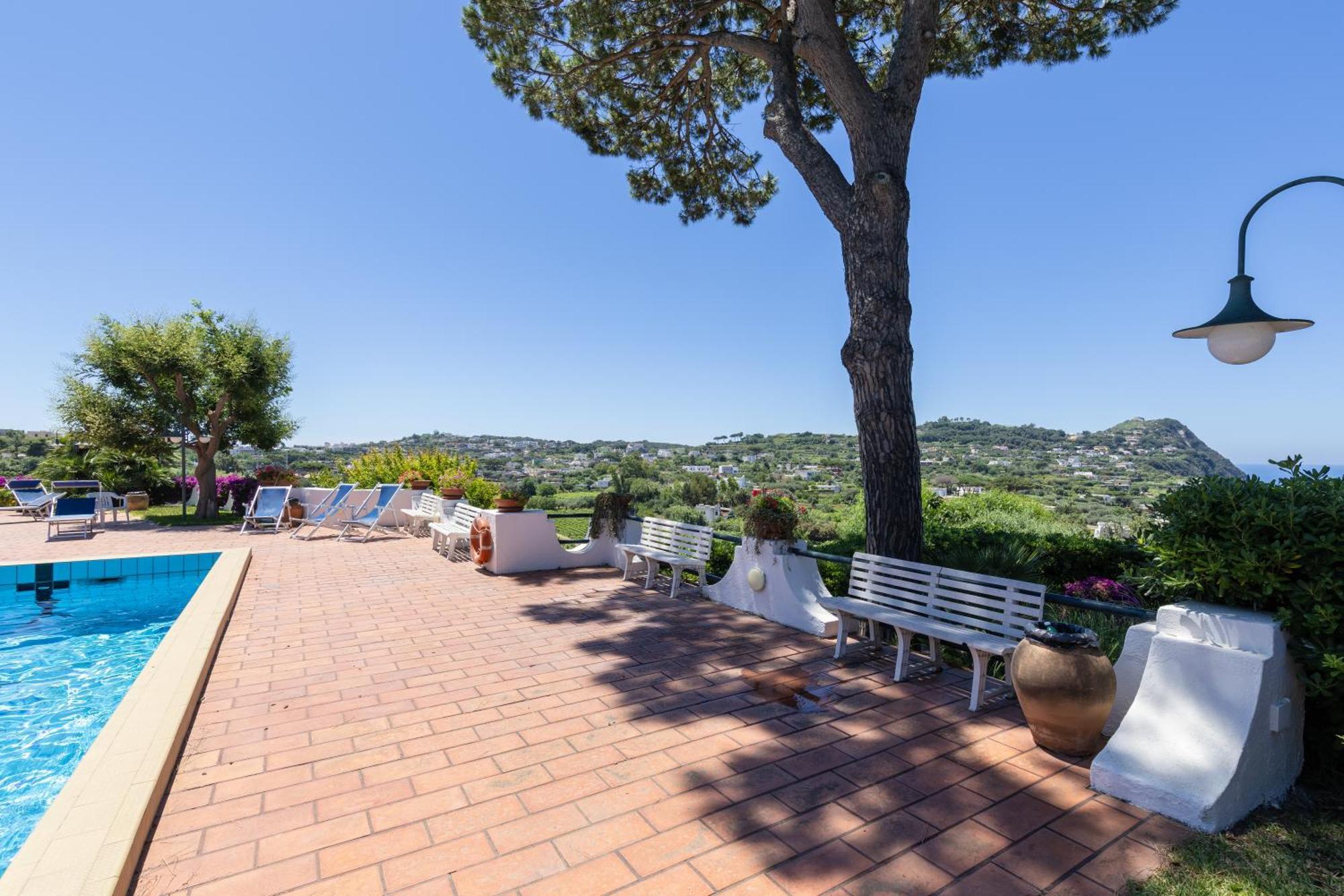 Villetta Con Giardino Esclusivo Di 1000 Mq, Piscina, Tennis, Calcio, Bocce Forio di Ischia Exterior foto